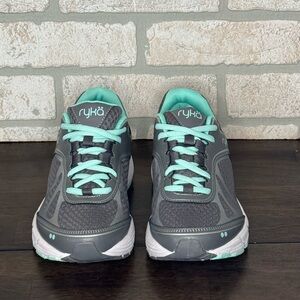 New! Ryka Gray and Teal Sneakers
